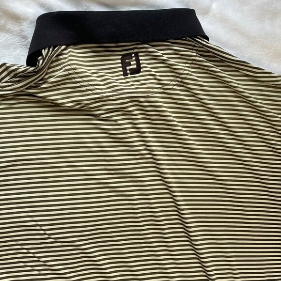 FootJoy Carolina National Golf Club Striped Polo Shirt  XL - Picture 8 of 9